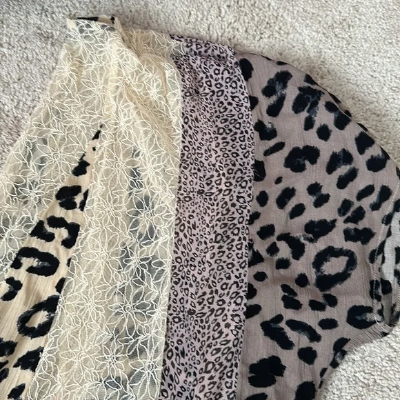 NWOT 3BN Boho leopard kimono - Picture 3 of 3